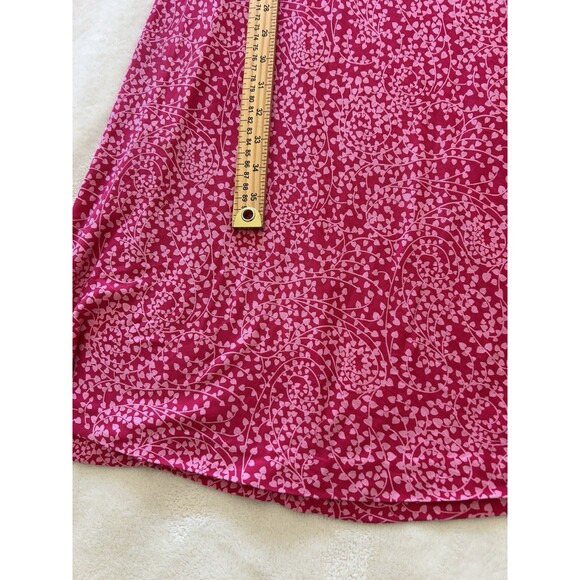 VTG Diane Von Furtensberg Dress Size 6 Ditsy 100% Silk Abstract Romantic 90s Y2k - Picture 6 of 12